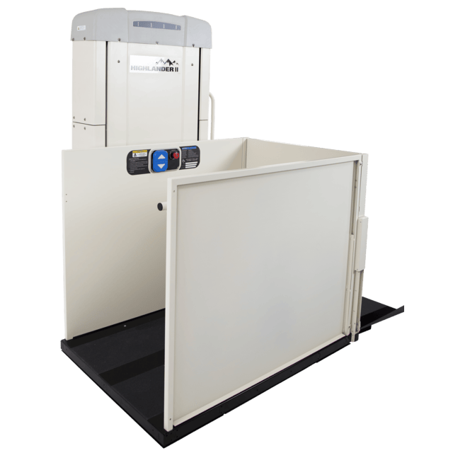 Las Vegas Harmar Highlander II wheelchair lift control panel and gate